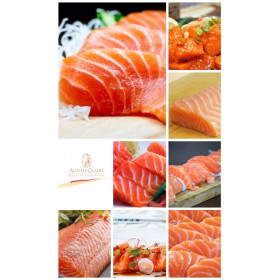 挪威原件冰鮮三文魚柳刺身 / Norway Fresh Salmon Fillet Sashimi (約500g)
